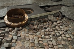 Flooding in Copenhagen 31st of August 2014 – destroyed manhole