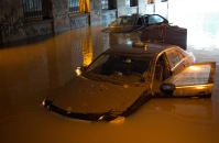 Flooding in Copenhagen 31st of August 2014 – Taxi